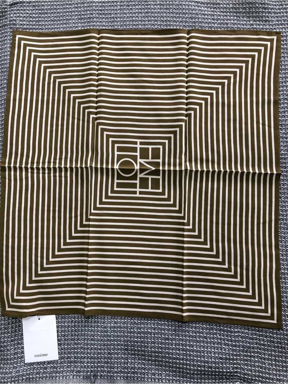 Toteme Geometric Silk Scarf